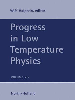 cover image of Progress in Low Temperature Physics